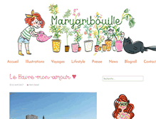 Tablet Screenshot of marygribouille.net